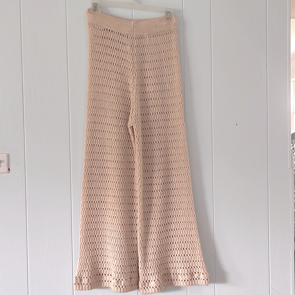 NWT Forever 21 crocheted beige beach cover-up - Picture 6 of 10